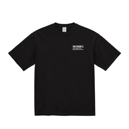 NO INDEX Tシャツ black image