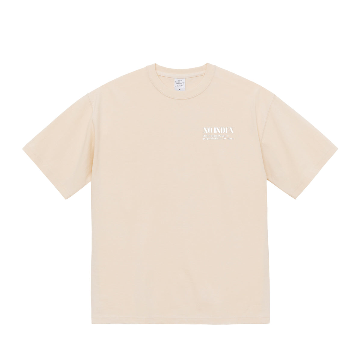 NO INDEX Tシャツ vintage-natural image