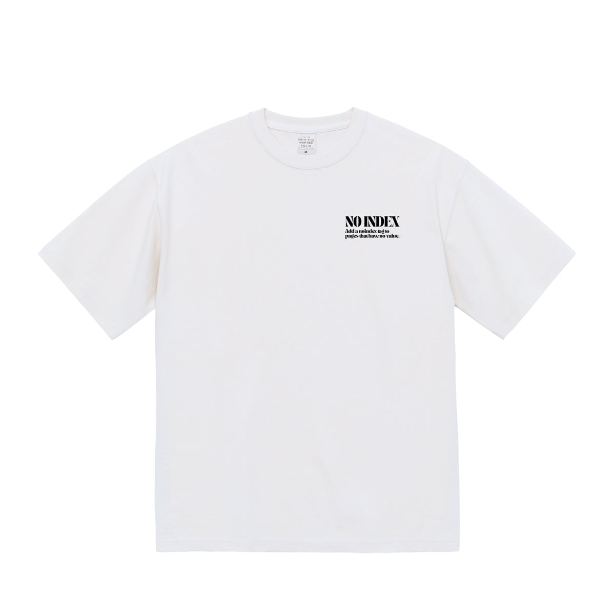 NO INDEX Tシャツ white image