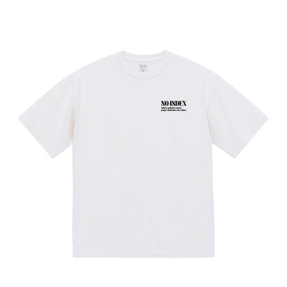 NO INDEX Tシャツ white image